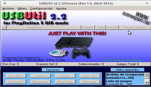 PS2] USB Util (v2.2 rev1.0 Beta) – MUNDO Wii HACK