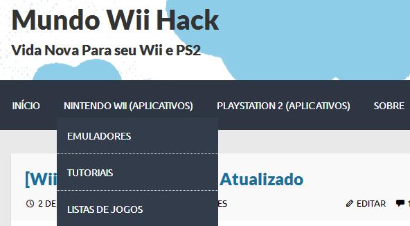 Mini Tour] Blog Mundo Wii Hack – MUNDO Wii HACK